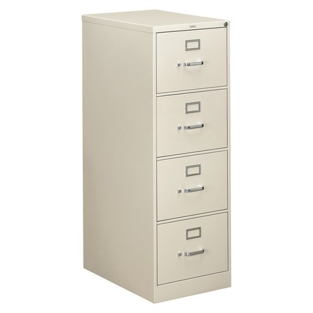 HON 18-1/4" W 4 Drawer File Cabinet, Light Gray, Legal H314C.P.Q